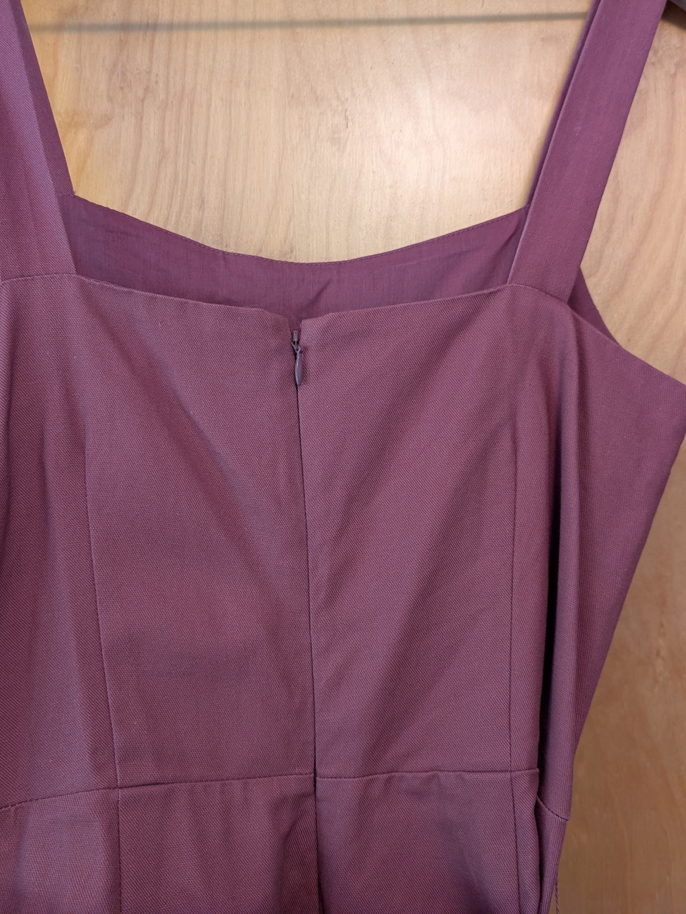 GAP Dusty Rose Tie-Waist Sleeveless Jumpsuit - Picture 4 of 6